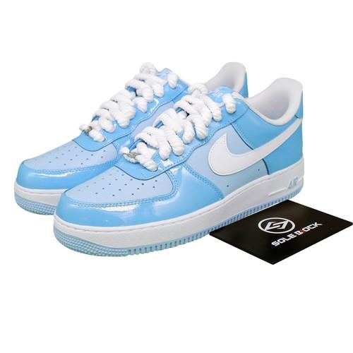 

Nike Air Force 1 07 LV8 Синий Белый Лакированный HV9405-400 Мужской Размер EU 45 синий