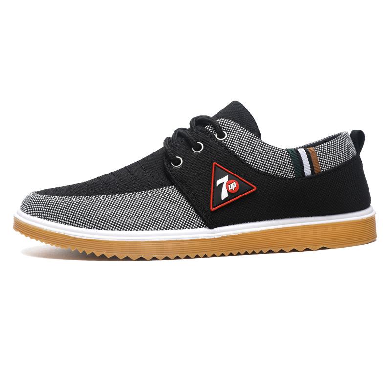 Letní nové prodyšné látkové boty ve starém pekingském stylu, pánské všestranné ležérní protiskluzové a oděruvzdorné plátěné boty