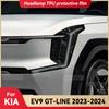 Für KIA EV9 GT Line 2024 Auto Scheinwerfer Geräuchert Schwarz TPU Schutzfolie Frontlicht Tönung Farbwechsel Abdeckung Aufkleber Zubehör
