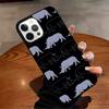 Tier Nashorn Handyhülle Für iPhone 17 Air 16 15 14 13 12 11 Pro Max Max Plus Bumper Hülle Abdeckung