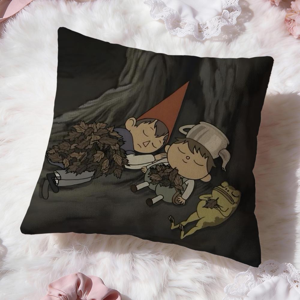 anime Over The Garden Wall Cushion Cover Premium Comfort Reversible Pillow Cove -Two in One Design for Any Room & Car Interior