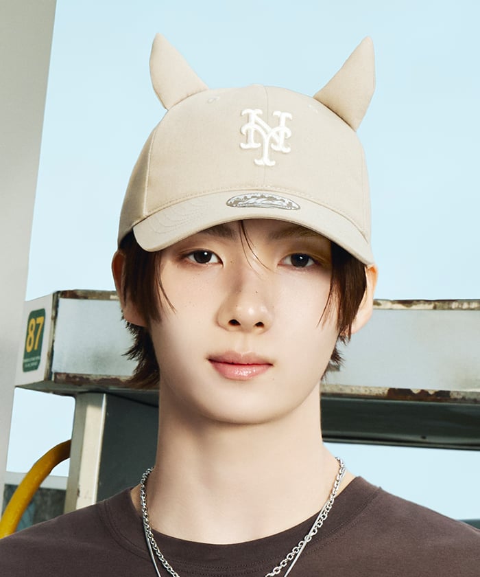 Emelbi Signature Devil Unstructured Ball Cap Nym (Sand)