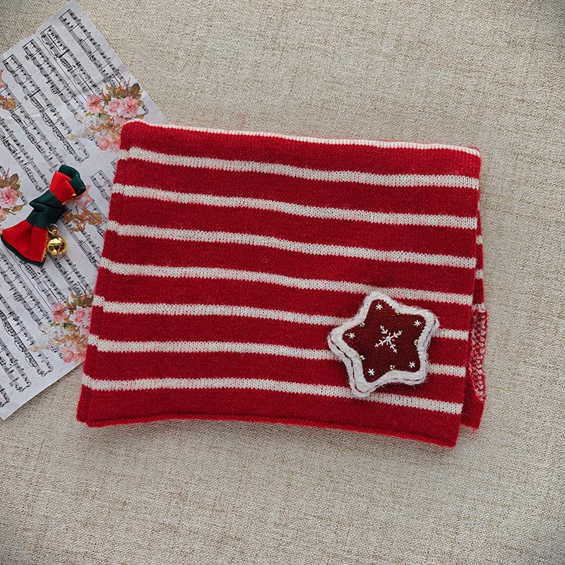 Children's 2025 Winter Red Scarf: Warm, Windproof Neck Gaiter for Girls - Cute and Protective