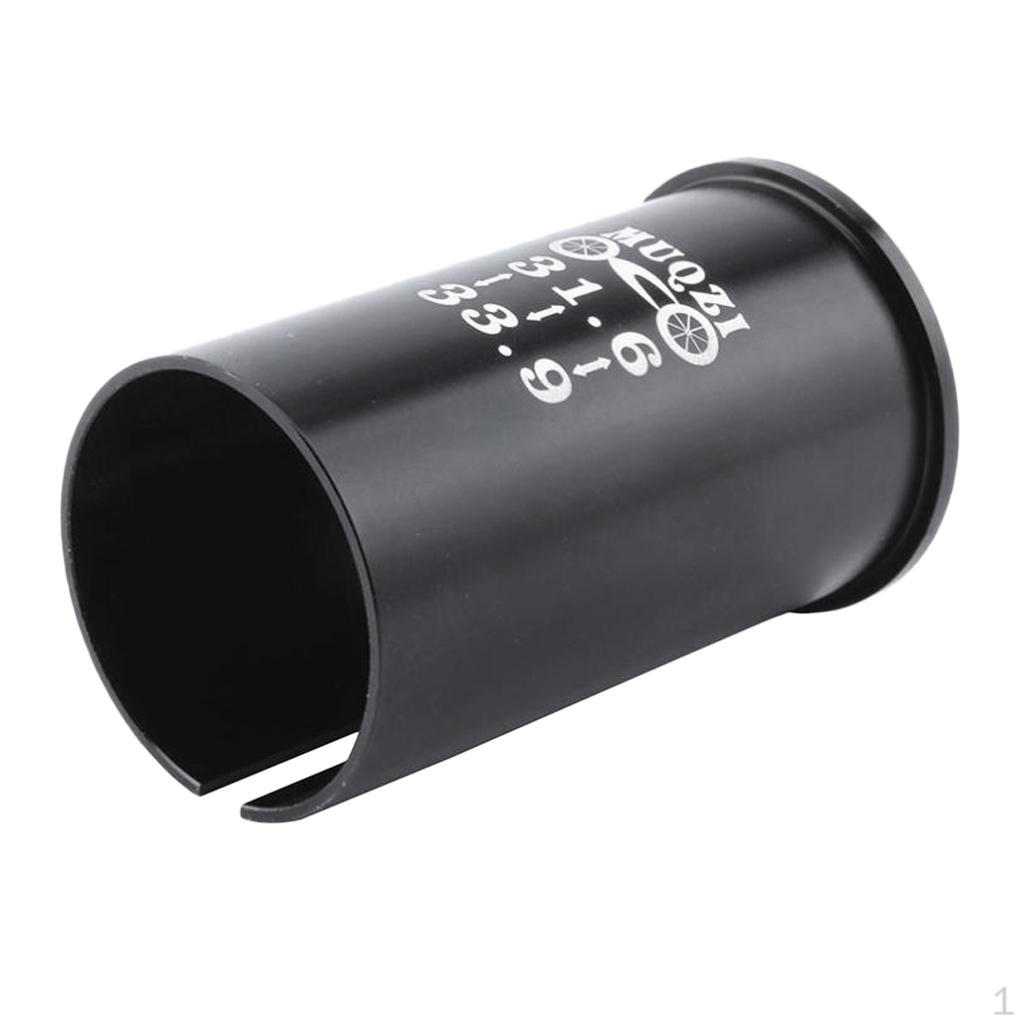 MUQZI Bicycle Seat Post Tube Adapter,Seatpost 31.6-33. Shim for Mountain Road Bike MTB BMX