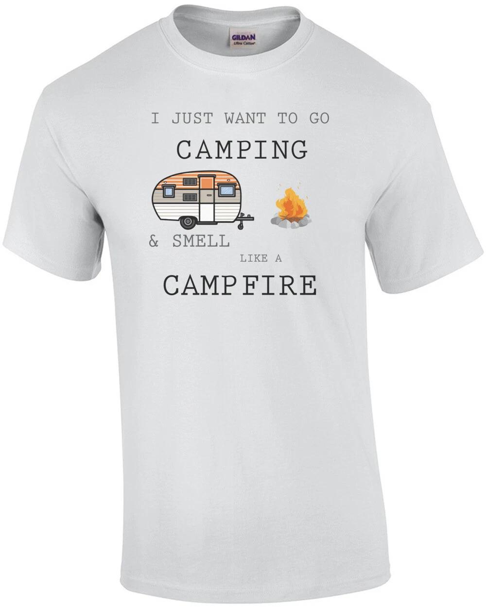 

I just want to go camping and smell like a campfire. Funny camping t-shirt M