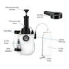 4 Port Manual Brake Fluid Changer with Waste Oil Pot Adapter Wrench 3L Automotive Brake Oil Replacement Tool Pressure Pumping