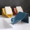 Wall Mounted Soap Dish Drain Soap Holder for Bathroom Self Adhesive Soap Dish Plastic Soap Container Bathroom Accessories