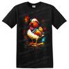 Mandarin Duck T Shirt Colorful Waterfowl Wildlife Art Bird Lover Graphic Tee