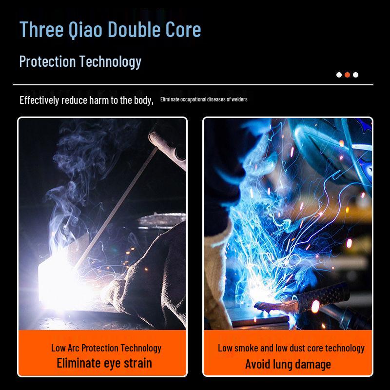 Sanqiao Dual-Use Industrial Welding Machine: Wide Voltage, High Power DC Arc, Pure Copper, Manual, 220V/380V
