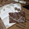 Retro Embossed Chinese Style Letter and Envelope Set with Wax Seal