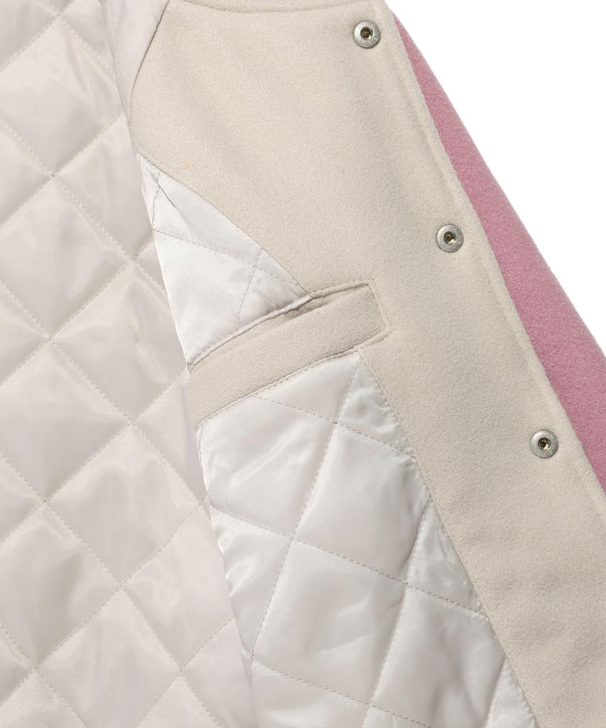 Physical Department Startail Varsity Jacket_Vintage Pink
