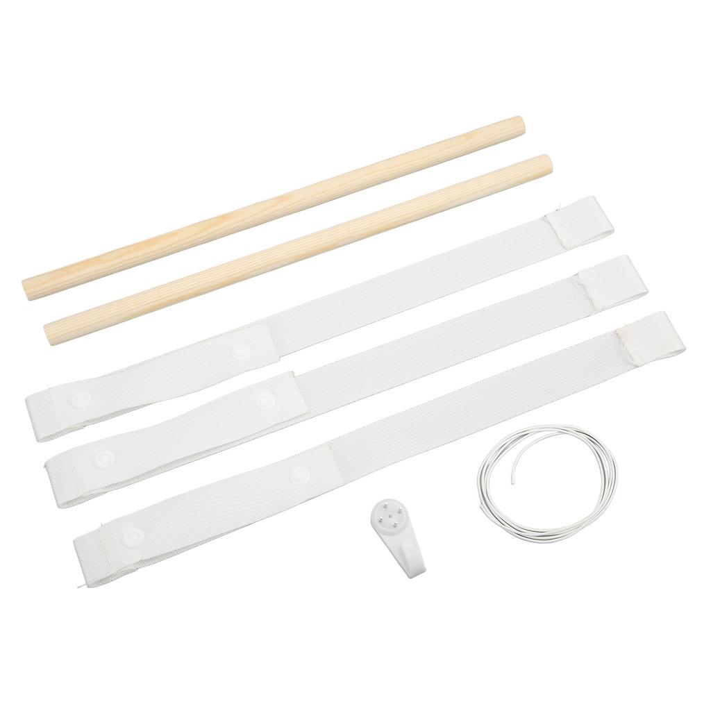 Drewniany Uchwyt na Kokardy Dębowy Poliestrowy Prosty Styl Solidny Trwały Szeroko Stosowany Uchwyt na Kokardy do Włosów na Opaski Spinki Akcesorium do Włosów