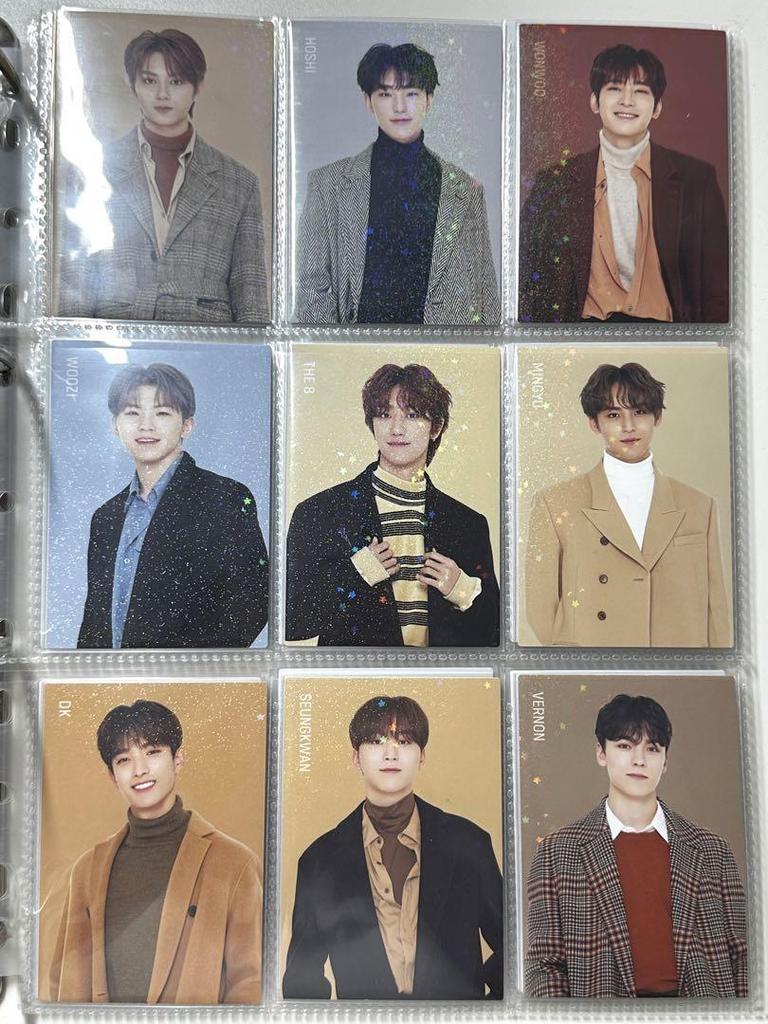 [USED] Seventeen Winter Trading Card 54 Complete Seventeen