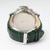 Watch Quartz Brand Casual Business Analog Leather Belt Green with Watch Cross SSGR [Salvatore Marra] Men's
