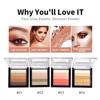 Misiou Beauty Five -colored Stripes Do Not Faint Eye Shadow Five -color Pearl Light High Glitter Colorful Eye Shadow Plate
