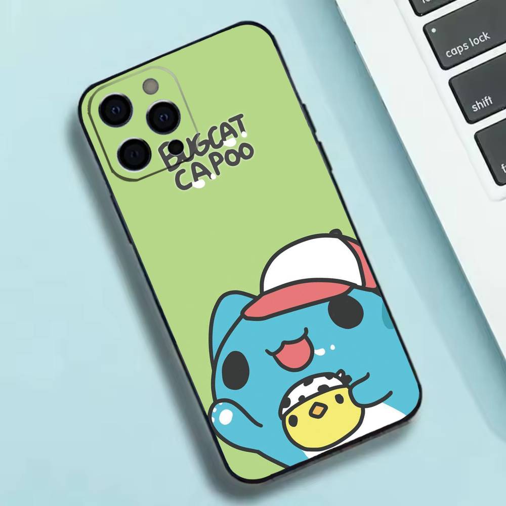 Cute B-Bugcat Capoo Phone Case Silicone Soft For IPhone 17 16 15 14 13 12 11 X XR Plus Pro Max Plus