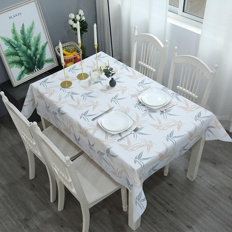 Nordic Style Waterproof & Oilproof Washable Tablecloth for Home & Hotel Dining Tables