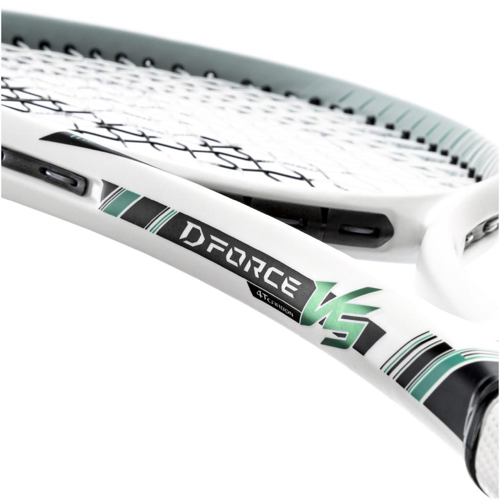 Mizuno Deeforce Tennis Racket 63JTN547 VS-10 (Soft Tennis), Unisex, White/Jade Green, 0X,
