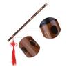 Pluggable Bitter Bamboo Flute Dizi Traditional Handmade Chinese Musical Woodwind Instrument Key C/D/G Professional Performance