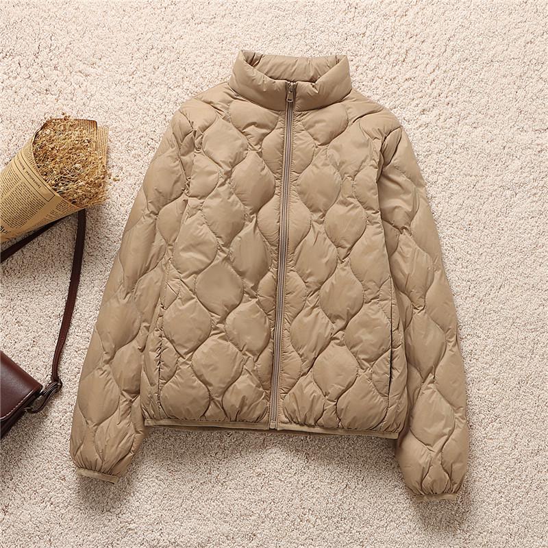 2024 Autumn/Winter Cloud Collar Slim Lightweight Down Jacket