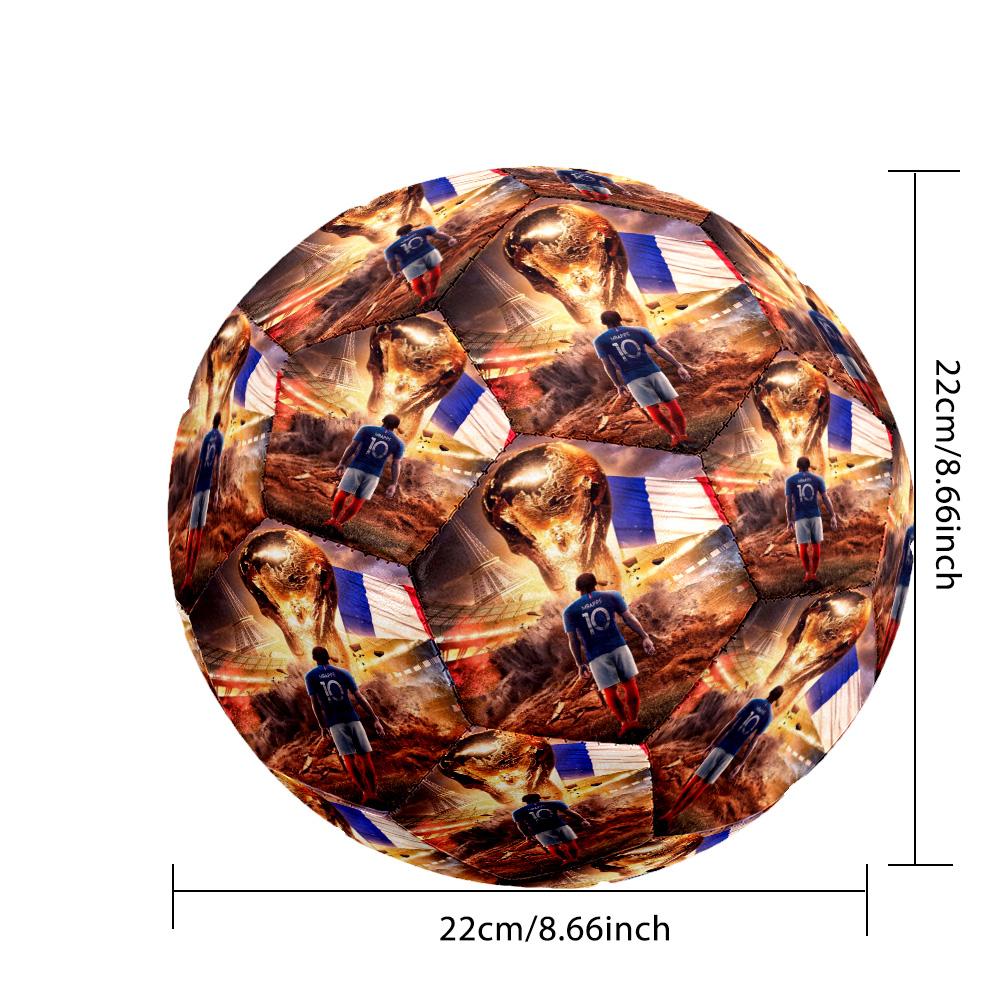 Pallone da Calcio Mbappé Misura 5 Cucito a Macchina Indoor Outdoor Allenamento e Partite Collezione Sorpresa Regalo