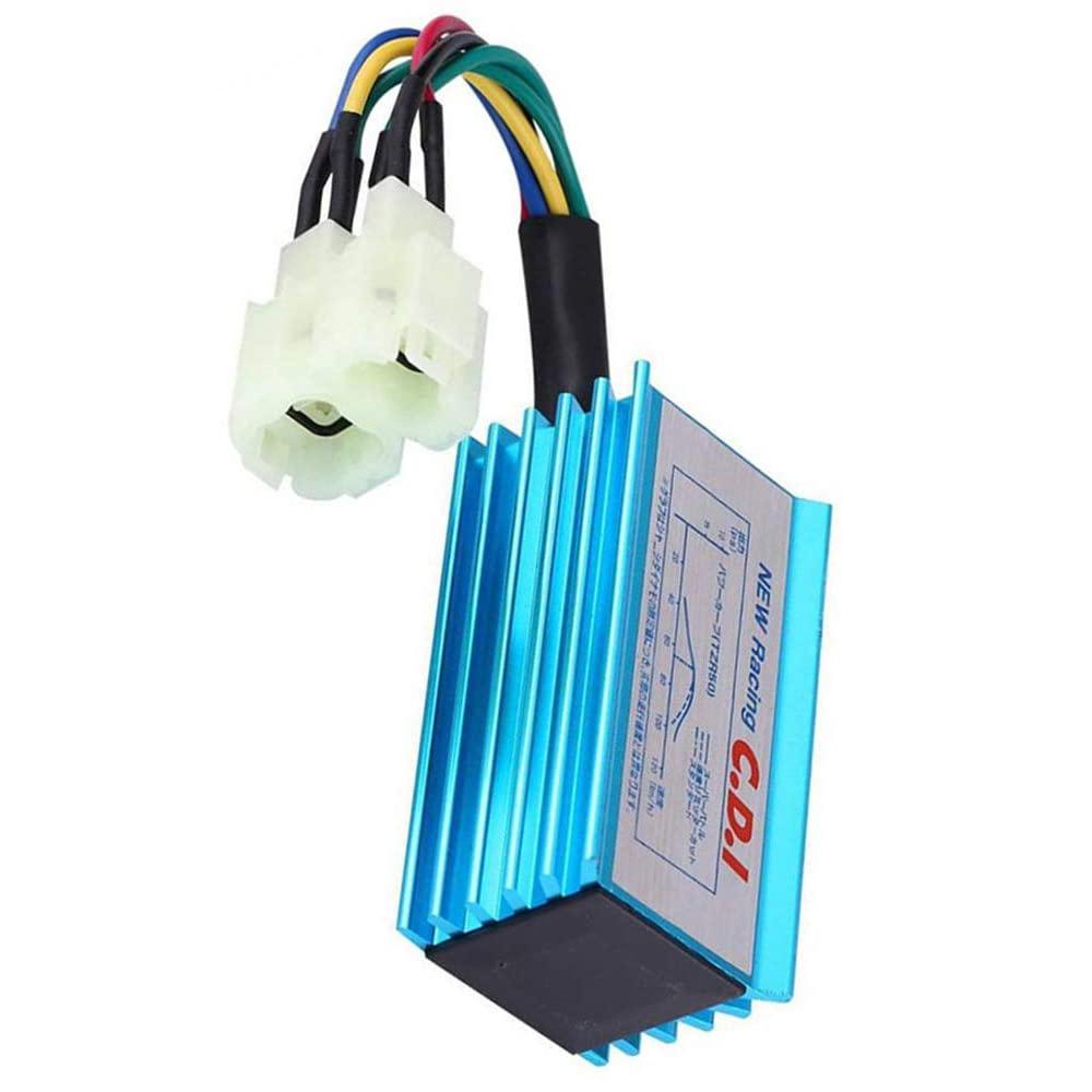 6Pin Racing Performance CDI Zündspule Zündkerze Für Gy6 150cc 125cc 50cc WEQ Zündung Zündkerze