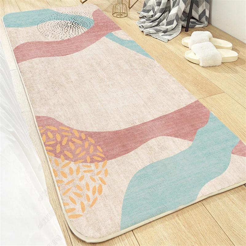 Cozy Bedroom Bedside Carpet: Cute Celebrity-Inspired Floor Mat for Living Room or Coffee Table