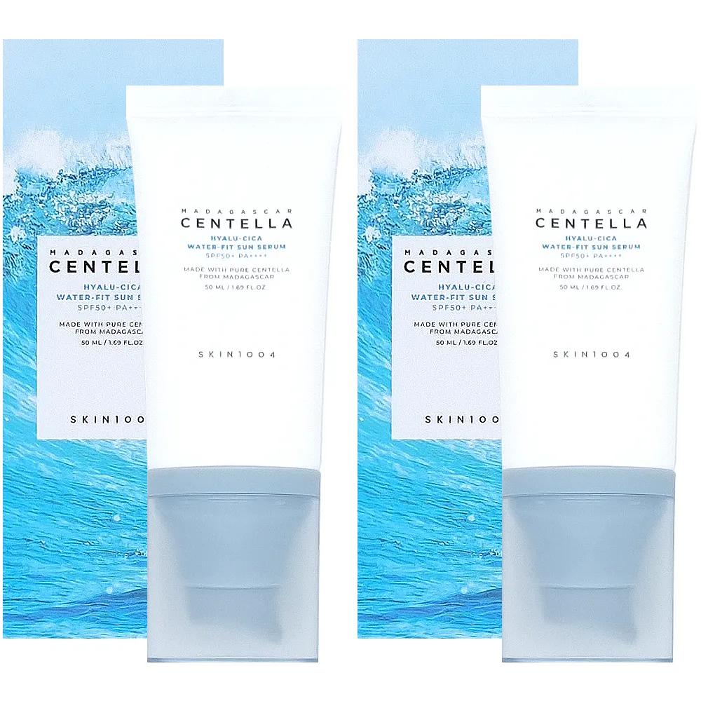 

skin1004 Madagascar Centella Hyaluronic Cica Water Fit Sun Serum 50ml 1+1 Hydrating Water-Glow Sun Cream