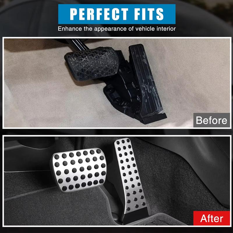 Car Gas Brake Rest Pedals for Mercedes-Benz GLE V167 C167 GLS X167 600 450 ~2024 Anti-Slip Brake Footrest Cover Accessories