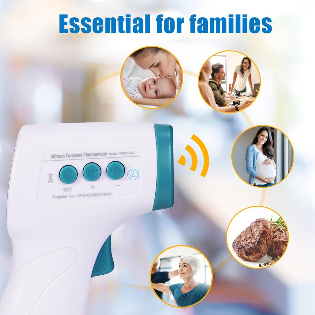 LCD Digital Non-contact IR Infrared  Forehead Body Temperature Tool