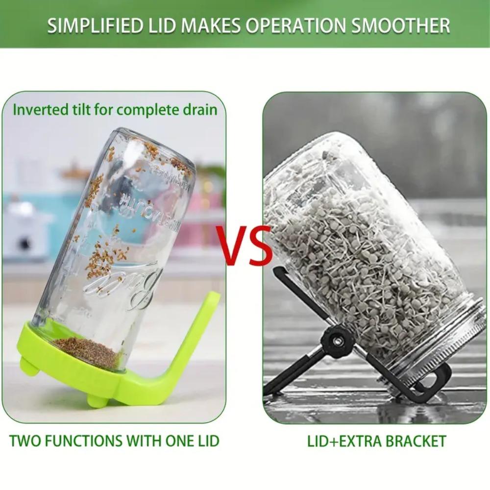 Capace din plasă pentru germinare Capac strecurătoare din plastic Calitate alimentară Germinator Germeni