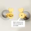 Fashion Earring Backs 1 Pair Gold Plated Lifters Droopy Ears Solution Copper Texture for Droopy Ears and Heavy Earrings