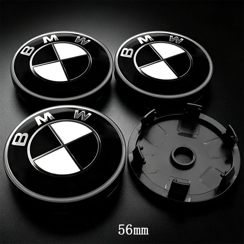 For BMW M 4Pcs 56mm 68mm Car Wheel Center Caps For BMW E46 E39 E53 E65 E66 E90 G26 X1 X3 X5 X7 1/3/5/7 Series G30 F15 G70 G08 G07 G05 G06
