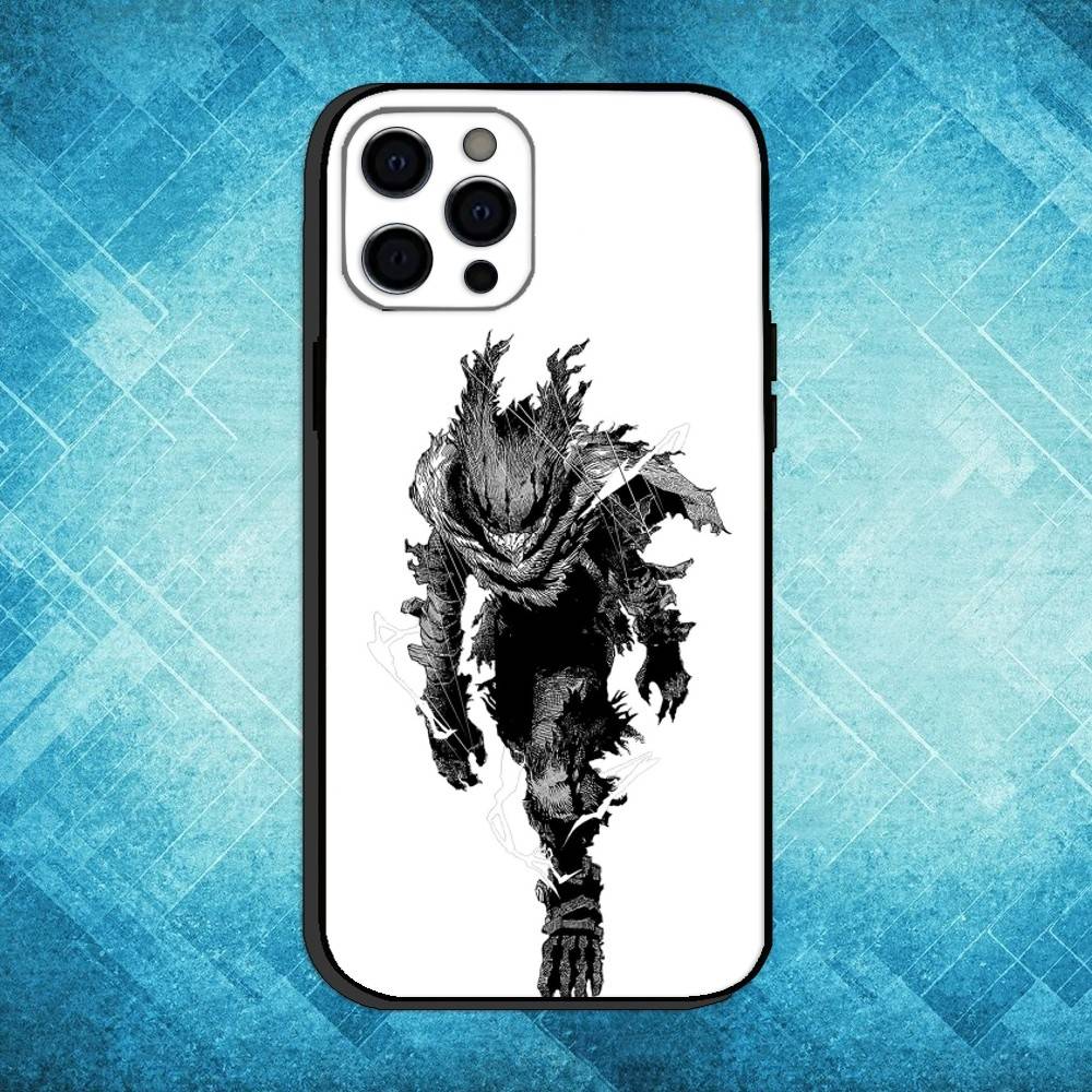 

My H-Hero Academia Deku Vigilante Phone Case For iPhone17,16,15,14,13,12,11 Plus,Pro Max Soft Black Cover iPhone17air