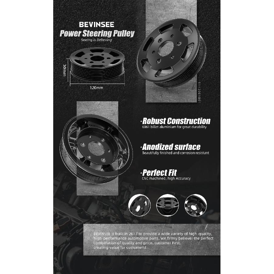 For N55 Heavy Duty Power Steering Pulley Belt Protection For BMW E92 E90 E91 E93 E82 E88 2010-2013 X1 E84 Replace 32427582947