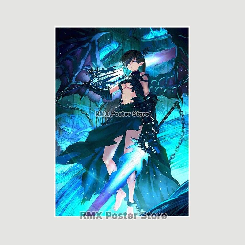 Akame Ga Kill Anime-Poster und Drucke, Wandkunst, Dekoration, weißes Papier, dekorative Gemälde, Bilder, Wohnzimmer, Zuhause, Wandbild