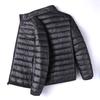 New Winter Style Men's Thin Cotton Coat Fashionable Casual Cotton Coat Slim Portable Warm Stand Collar Jacket
