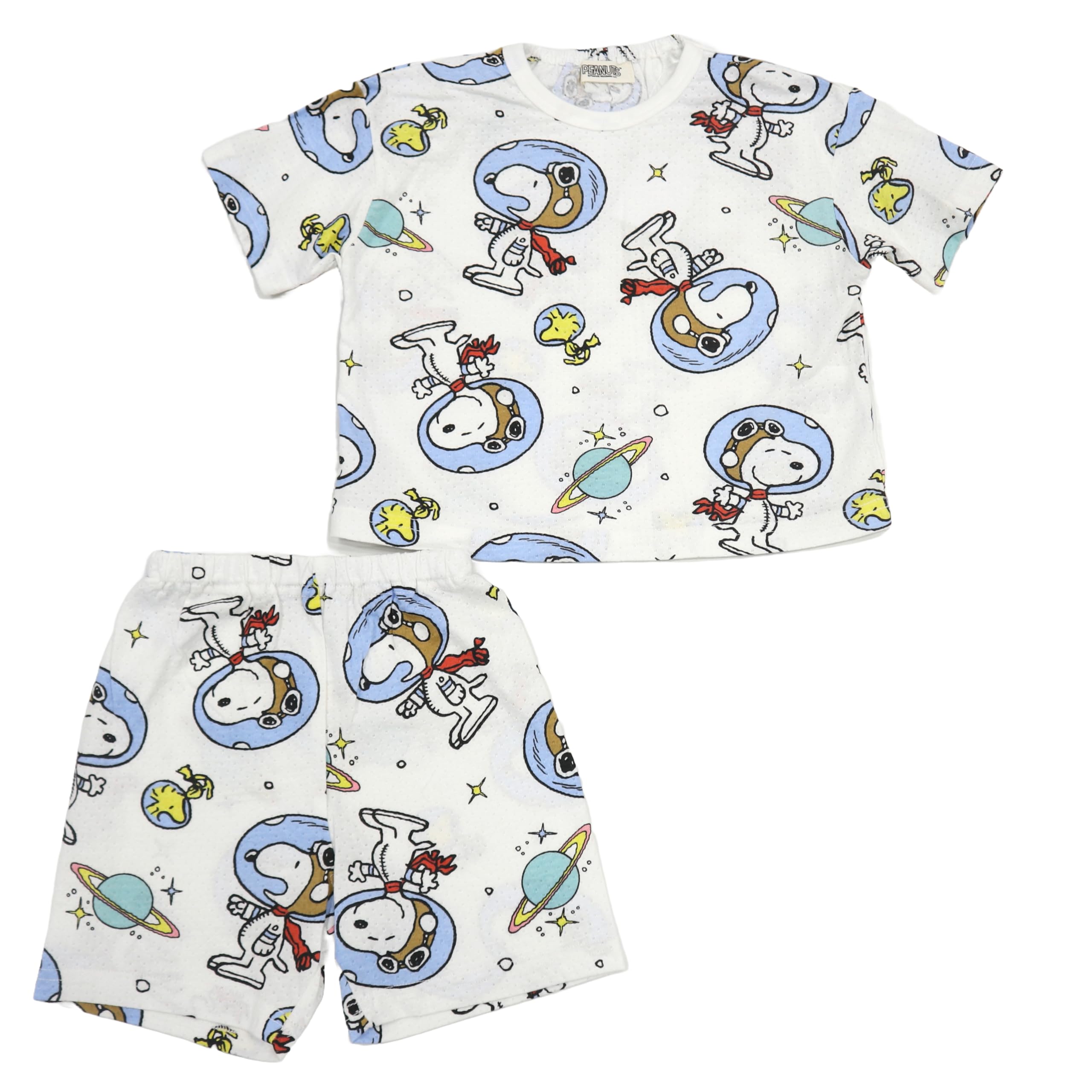 

Snoopy pajama mesh size 80 set, all-over print, jersey,