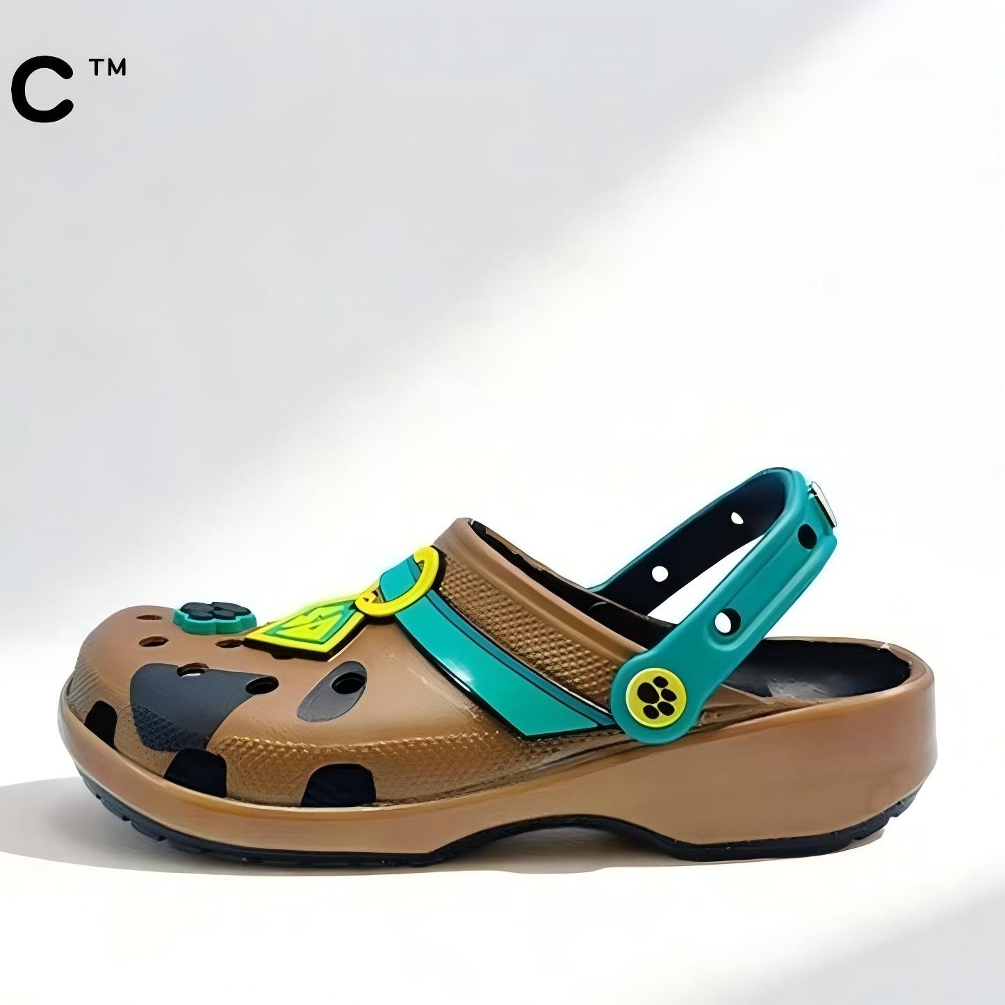 

Crocs Classic SCOOBY Дитяче Взуття Унісекс Капці 45-46(M11) коричневий