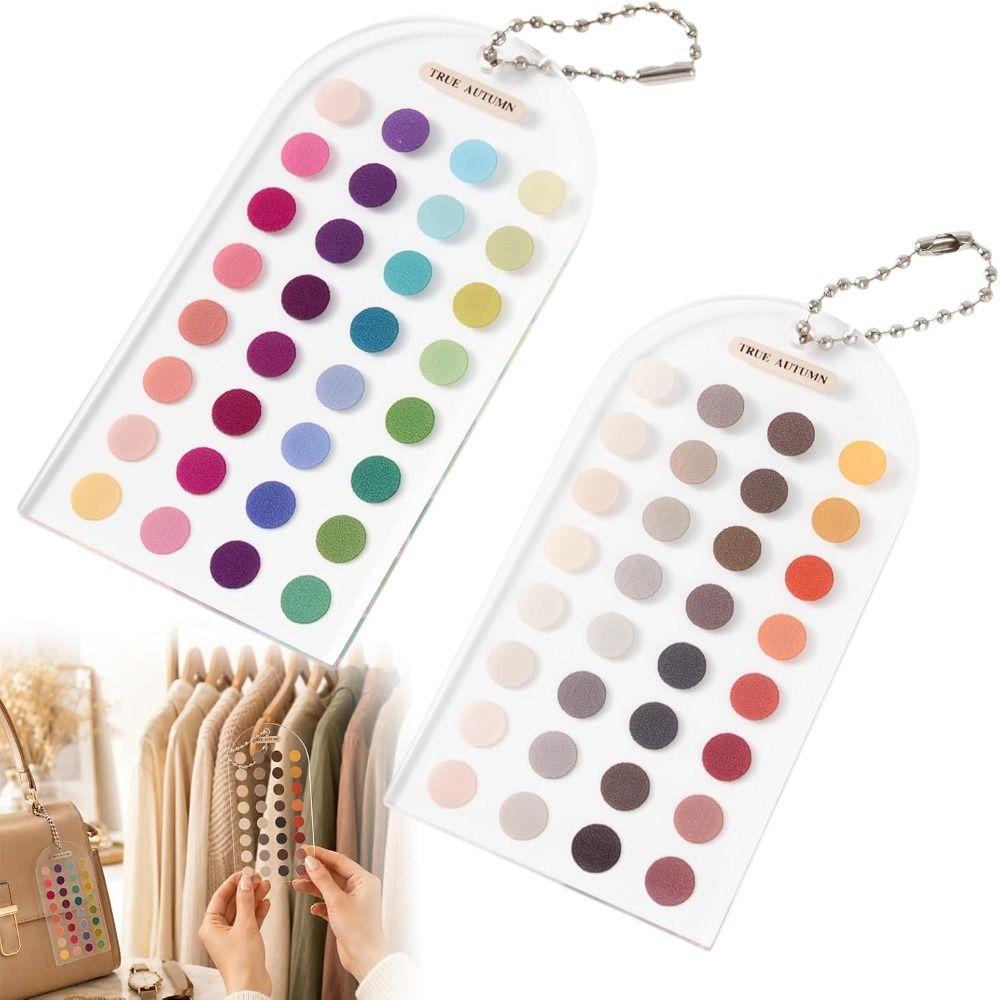 Double-sided Color Palette Cards Color Analysis Summer Color Cards  Personal Color Analysis