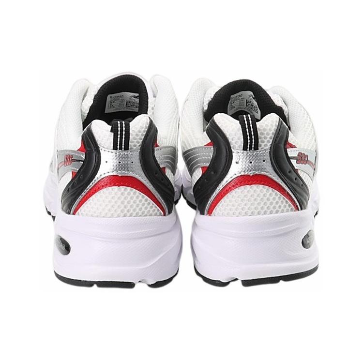 New New Balance 530v2 White Silver Red
