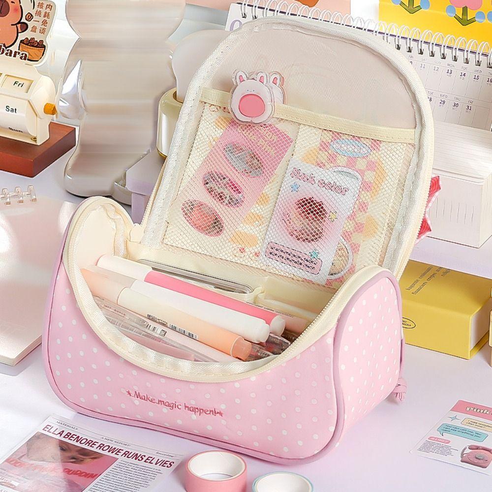 Large-capacity Pencil Case Multi-functional Stationery Pouch Portable Pen Bag  Back To School Gift