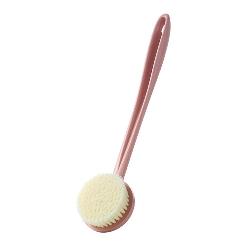Long-Handled Bathtub Shower Brush Bathroom Brush Body Soft Hair Washing Brush Hand Back Scrub Skin Massage Bathroom Tool