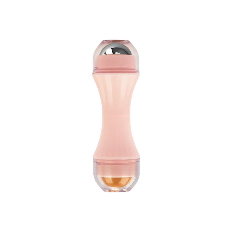 Volcano Stone Double Head Rolling Ball Facial Massager with Strong Oil Removal and Pore Cleansing Effect