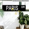 1pc "PARIS" Vintage Aluminum Sign, 15.7×3.94in, Waterproof & Dustproof Wall Decor for Home, Bar, Cafe, Pub, Restaurant, Retro Iron Artwork Poster for