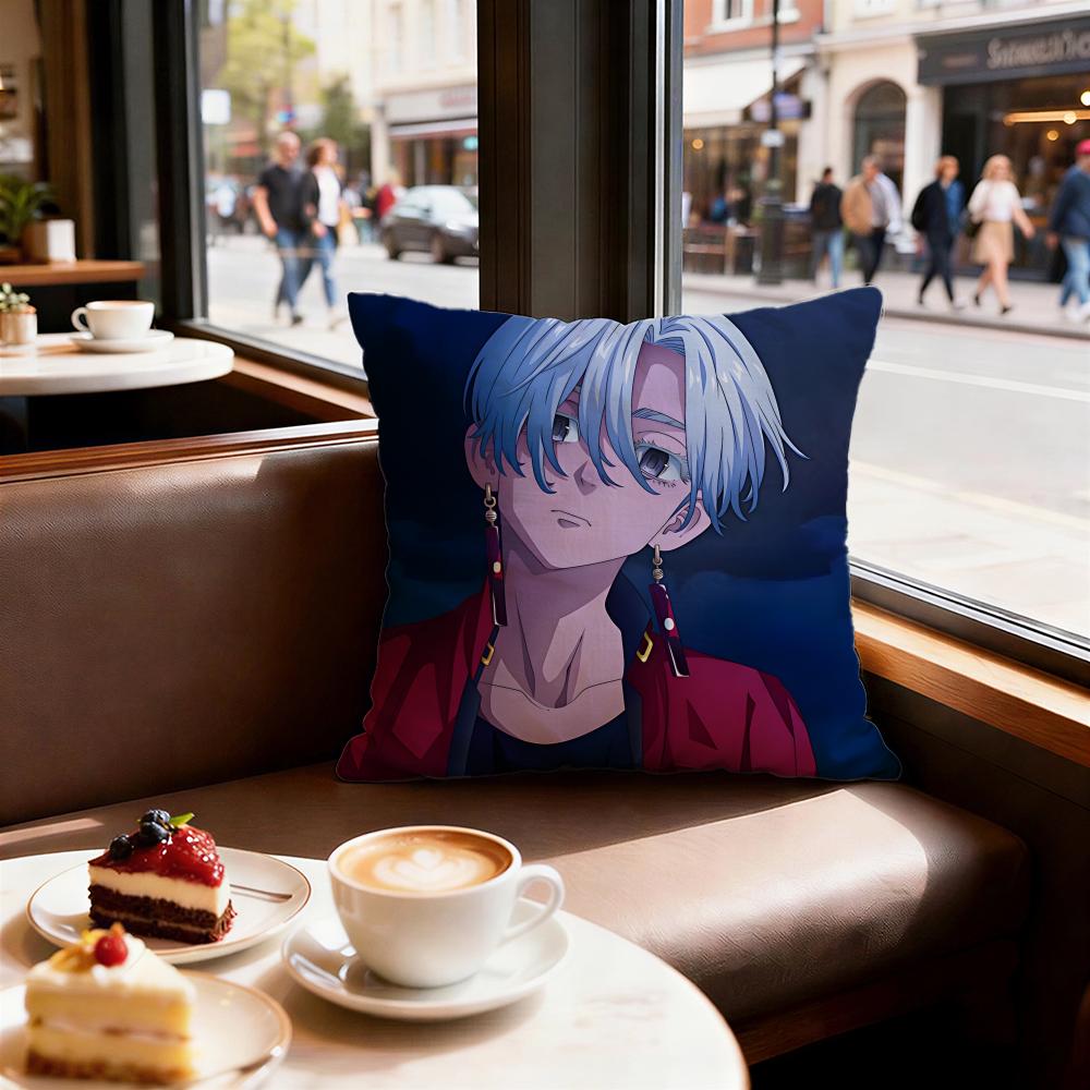 Anime Tokyo Revengers Cushion Cover Decorative Cushions Covers Cover Sofa x Pillow Piece x x Pillowcase
