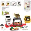 Kids Pretend Play Coffee Machine With Sound Light Water Feature Toy Set 4-6 Olds