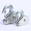1Pcs High Strength Steel Single Wheel Lifting Rope Pulley Block Pulley Hooks 0.5/1 Tons Load Bearing Single Wheel Rollers