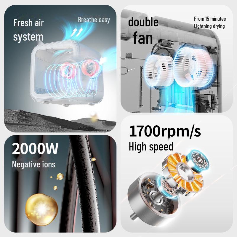 Silent Pet Dryer & Cat House Combo: Household Drying Box & Water Blower for Cats