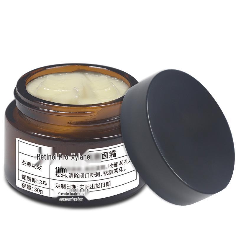 30g Professional Night Cream with Retinol, Bakuchiol, Ergothioneine, Ectoin, and Centella Asiatica for High Hydration.